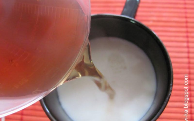 Что происходит при смешивании чая с молоком?