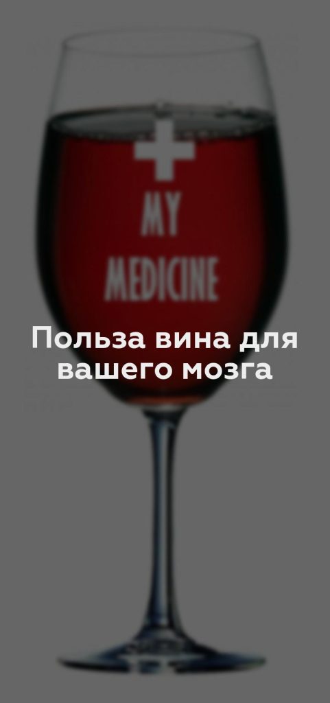 Польза вина для вашего мозга
